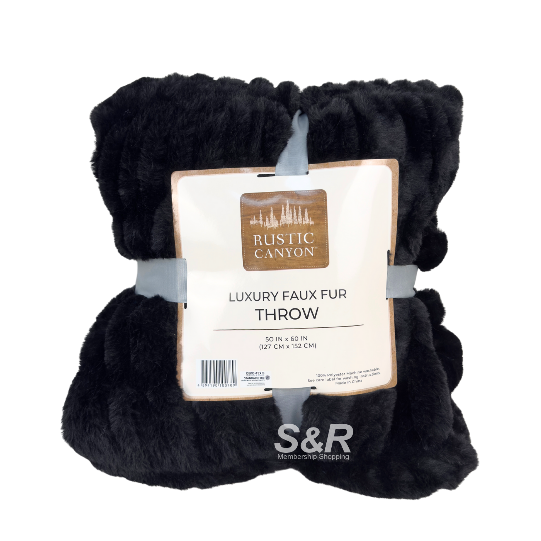 Rustic Canyon Luxury Faux Fur Throw 50in x 60in Rustic Canyon Luxury Faux Fur Throw 50in x 60in